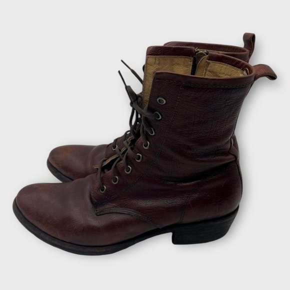 Frye Women’s Carson Roper Leather Boots Side Zip Size 9 Great Condition! Nice!! - Picture 2 of 9